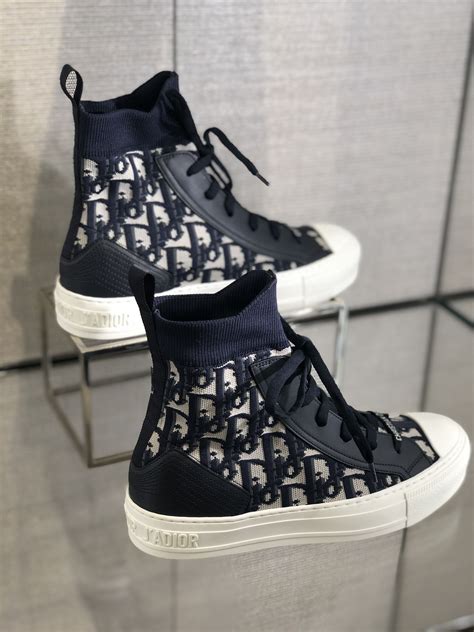 dior sneaker heels|christian Dior high cut sneakers.